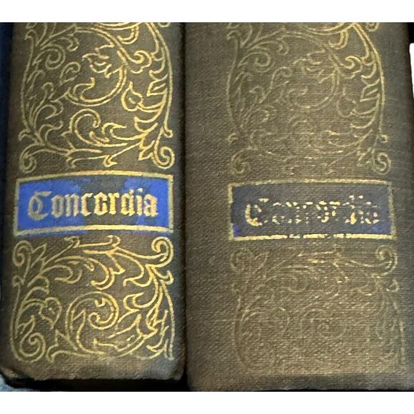 The Devotional Bible Volume 1 & 2 Matthew Mark Luke John Concordia VTG 1948 - Picture 2 of 10